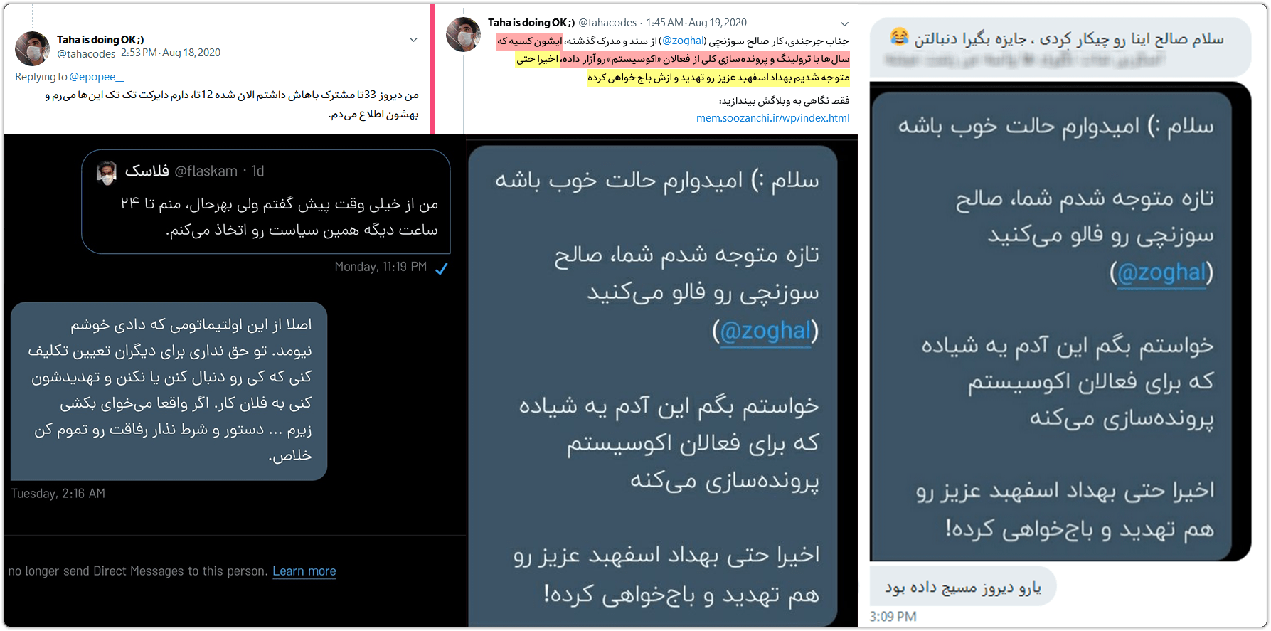 محمدرضا حقیری: گر صبر کنی، ز قوره دارم، حلوایی میسازم🤨 7 defame me3 1