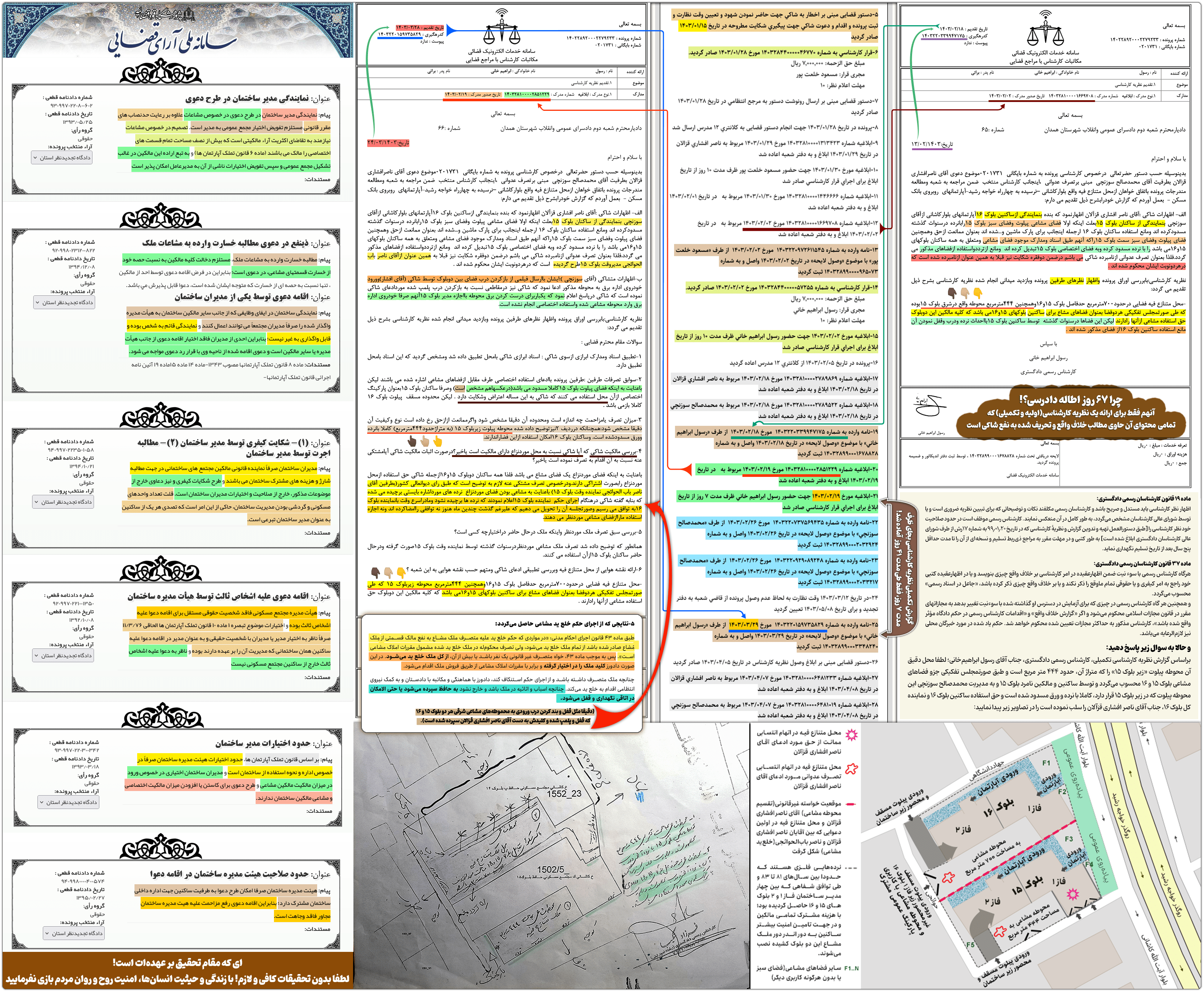 رسول ابراهیمخانی: گزارش تخلفات کارشناس رسمی دادگستری همدان 7 nazarie karshenachi full 02