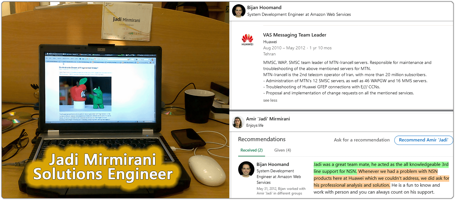 جادی میرمیرانی: فعال ضد سانسور یا مهندس سانسورچی؟! 13 job5