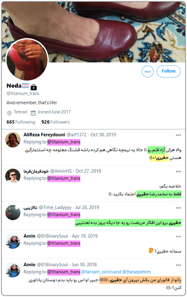 محمدرضا حقیری: آزارگری که به اذیت و آزار دیگران افتخار میکند! 4 titanium trans