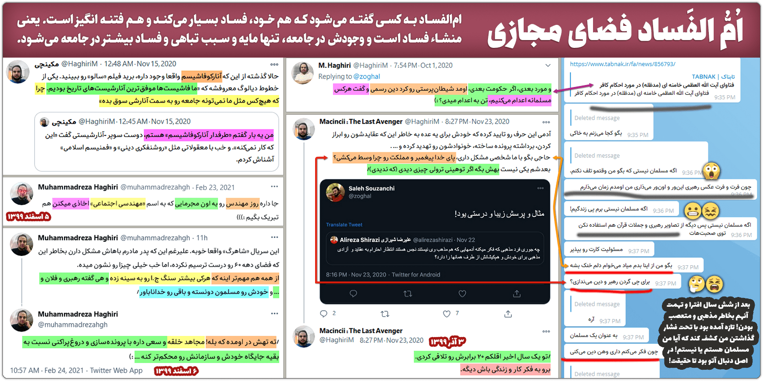 آیا محمدرضا حقیری قزوینی یک مخبر است؟ 3 Devils Idea2